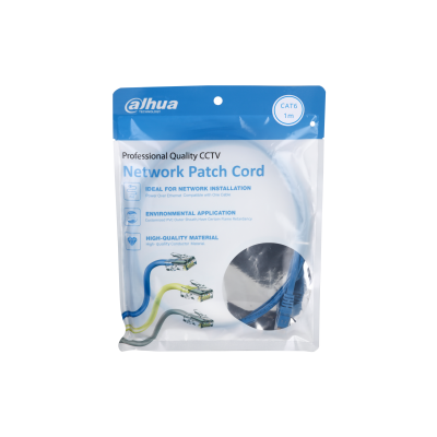 DH-PFM972-6U-1. Patch Cord Dahua CAT6 UTP 1 metro Azul